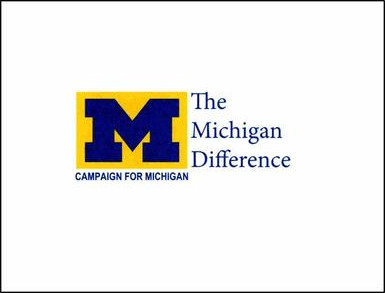 A logo of the michigan difference campaign for michigan.