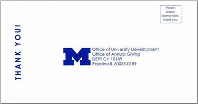 A blue and white logo for the office of university development.